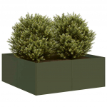 Aia taimekast, oliiviroheline, 80x80x30 cm, teras