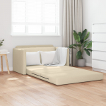 FLOOR SOFA BED 2-IN-1 KREEM 124X71X78 CM KANGAS