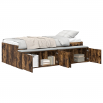 Ladustamisvoodi raam suitsutatud tamme 75x190 cm