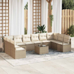Aia diivanikomplekt 11 tk beež pol&uuml;rooster