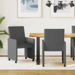 Ratastega S&ouml;&ouml;gi-toolid ratastega 2 tk Tumehall 57 x 66 x 94 cm