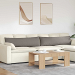 Diivanipadjad 2 tk pruunikashall 145 x 40 cm kangas