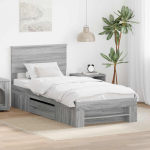 Voodi raam peaga hall sonoma 90 x 200 cm tehispuit
