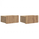 Seinale kinnitatav &ouml;&ouml;tis 2 pcs Artisan tamm 49 x 34,5 x 24 cm