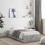 Voodiraam ladustamisega Hall Sonoma 80 x 200 cm Tehispuit