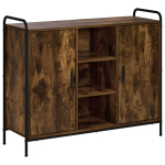 Kapp suitsutatud tamm 97 x 33 x 81 cm tehispuit