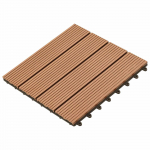 Terrassiplaat 11 tk Pruun 30 x 30 cm Puitplastik