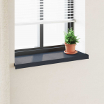 Akna aluskate Antratsiit puidu mustriga 80 x 35 x 4,5 cm PVC