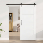Siseuks Valge 86 x 198,5 cm Vineer