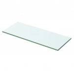 Klaasist riiuliplaat 50 x 15 cm l&auml;bipaistev