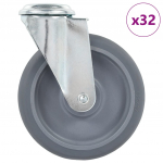 Poldiaukudega p&ouml;&ouml;ratavad m&ouml;&ouml;blirattad 32 tk, 125 mm