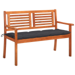 2-kohaline aiapink padjaga, 120 cm, eukal&uuml;ptipuit