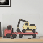 Vitriinkast, l&auml;bipaistev, 56x36x37 cm, akr&uuml;&uuml;l