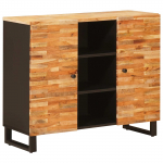 K&otilde;rvalkapp sahtliga pruun 90 x 33 x 75 cm tugev mango puu