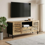 Ladustamiskapid Naturaalne 105 x 33 x 46 cm Tugev mango puu