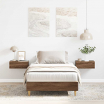 VOODIRAAM ILMA MADRATSITA, PRUUN TAMM 75X190 CM, TEHISPUIT