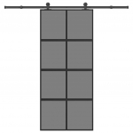 L&uuml;kanduks riistvarakomplektiga 90x205 cm karastatud klaas