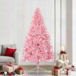 Tehis pre-lit j&otilde;ulupuu koos 300 LED-iga Roosa 240 cm PVC