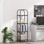 Raamatukapp Suitsetatud tamm 40 x 30 x 146 cm Tehispuit