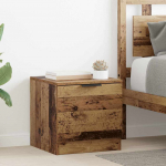 Voodikapp sahtliga 2 tk vana puit 40 x 39 x 40cm tehispuit