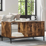 Kohvilaud sahtliga suitsetatud tamm 90 x 49 x 46 cm tehispuit