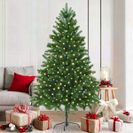 J&otilde;ulupuu koos 300 led-iga koos alusega roheline 180 cm pe