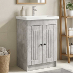 Vannitoa all oleva kraani kapp Betoonhall 56 x 37,5 x 81 cm