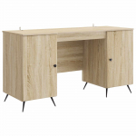 Laud riiuliga uksega Sonoma tamm 142,5 x 50 x 75 cm Tehispuit