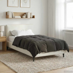 Suvised teki Rapistatud Antratsiit 155 x 220 cm Mikrokiud