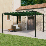 K&uuml;&uuml;nal lamedaga katus roheline 3 x 4 x 2,14 m