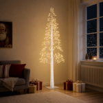 T&auml;hekujuline j&otilde;ulupuu Valge 180 cm Plastmass 432 LED-i