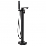 Iseseisev vannikraan, must, roostevaba teras, 90 cm