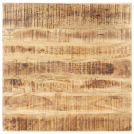 Lauaplaat tugevast mangopuidust 15&ndash;16 mm 80 x 80 cm