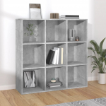 Raamaturiiul betoonhall 98 x 29 x 97,5 cm tehispuit