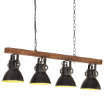 T&ouml;&ouml;stuslik laelamp, must, e27, mangopuit