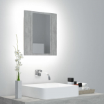 LED-peeglikapp betoonhall 40 x 12 x 45 cm, akr&uuml;&uuml;l