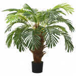 Kunsttaim sago palm lillepotiga, roheline, 90 cm