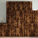 K&Otilde;RGE KAPP, SUITSUTATUD TAMM, 80X42,5X249 CM, TEHISPUIT