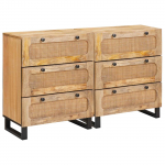 K&otilde;ide 2 tk pruun 60 x 33 x 75 cm tugev mango puu
