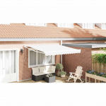 Varikatus valge 3 x 2,5 m pol&uuml;ester ja metall