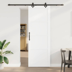 Liugukse komplekt manuaalne valge ja must 83 x 232 cm