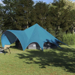 Teepee Telk 9-Inimesele Sinine ja Hall 600 x 600 x 347 cm