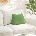 Seljatugi padi hele roheline 45 x 20 x 35 cm korter kangas