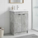 Vannitoa all oleva kraani kapp Betoonhall 56 x 37,5 x 81 cm