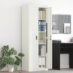 Hoiukapp 2 tk valge 60 x 40 x 180 cm teras