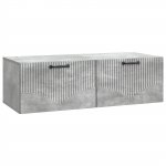 Rippuv TV kapp Betoonhall 98 x 41 x 30 cm Tehispuit