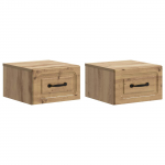 Seinale kinnitatav &ouml;&ouml;tis 2 pcs Artisan tamm 34,5 x 33 x 20 cm