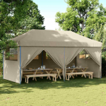 Peotelk pop-up pruunikashall 580 x 292 x 315 cm oxfordi kangas