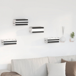 Ujuv riiul riiuliga ladustamisega 4 pcs Roosa 6 x 10,8 x 6,6 cm