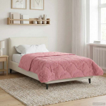 Talve tek Roosa 135 x 200 cm Mikrokiud ja Teddy villa